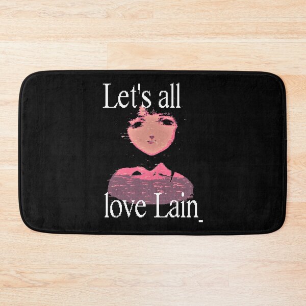Item preview, Let_s all love Lain - Serial Experiments Lain   designed and sold by TeeCloudCos.