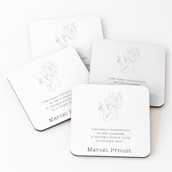 Item preview, "In a simple way" - Marcel Proust designed and sold by BookberryGarden.