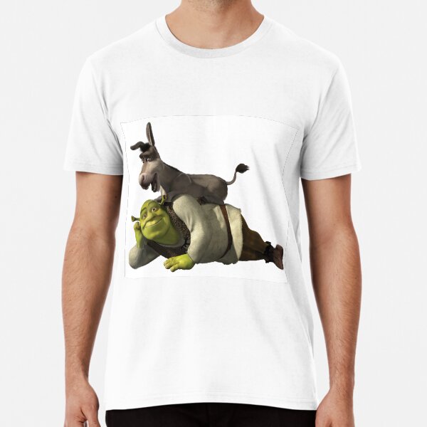 Bioworld Shrek Ogre & Donkey Crew Neck Long Sleeve Black