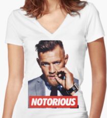 Conor McGregor Women's Fitted V-Neck T-Shirt