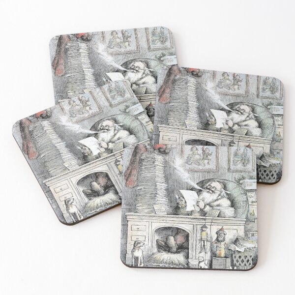 Item preview, Santa Claus Mail - Thomas Nast Christmas Greetings designed and sold by forgottenbeauty.