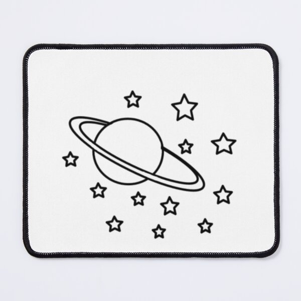 Item preview, Planets Colour - black painting  designed and sold by UNIX-G.