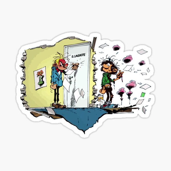 Vista previa del artículo con la obra «Explosión de Gastón Goofy», diseñado y vendido por Masanori4you.