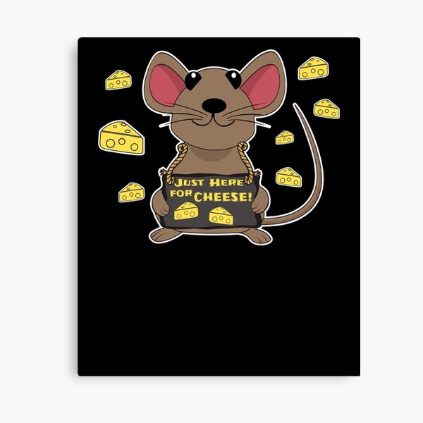 Item preview, Just here for cheese mouse designed and sold by Fran Fryberg.