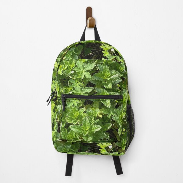 Item preview, Sunshine Fresh Mint Leaves Growing in the Garden Photography designed and sold by ArticLotusShop.