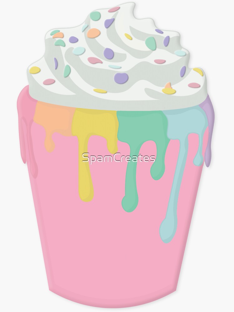 Moriah Elizabeth S Rainbow Frapp Squishy Sticker For Sale By Spamcreates Redbubble