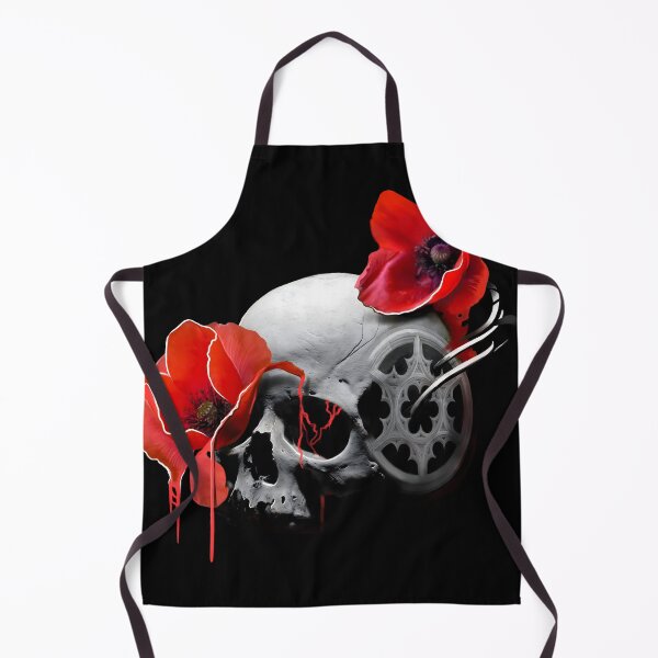 Item preview, Skull With Poppy  designed and sold by Kettattooart.
