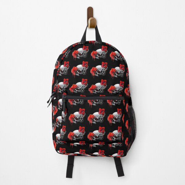 Item preview, Skull With Poppy  designed and sold by Kettattooart.