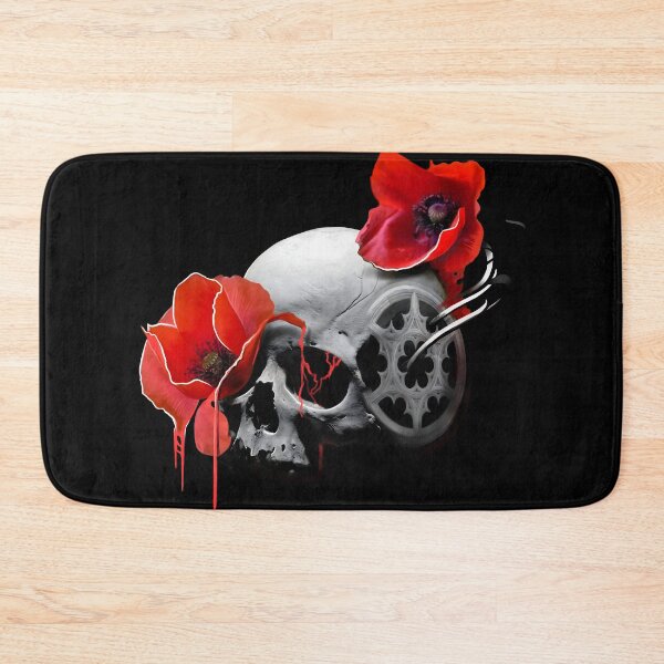 Item preview, Skull With Poppy  designed and sold by Kettattooart.