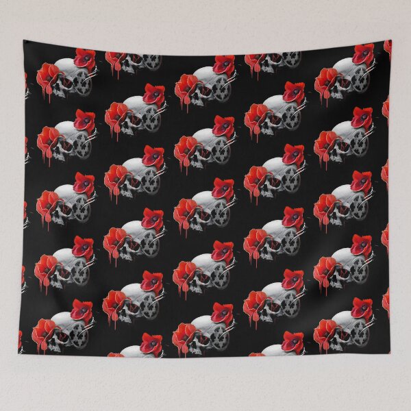 Item preview, Skull With Poppy  designed and sold by Kettattooart.