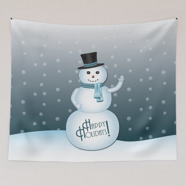 Item preview, Happy Holidays Snowman designed and sold by keltickat.