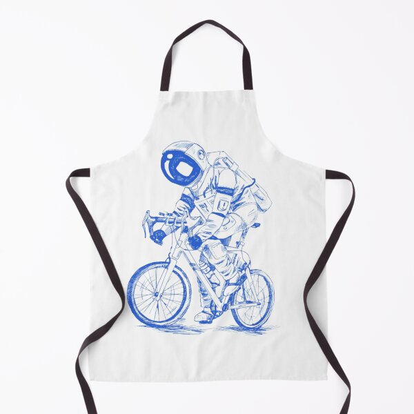 Item preview, Cute astronaut riding a bike cartoon Art. designed and sold by BEAUTY ⭐⭐⭐⭐⭐.