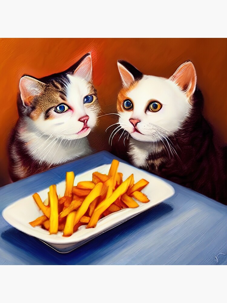 Cats Eating Fries, Chips