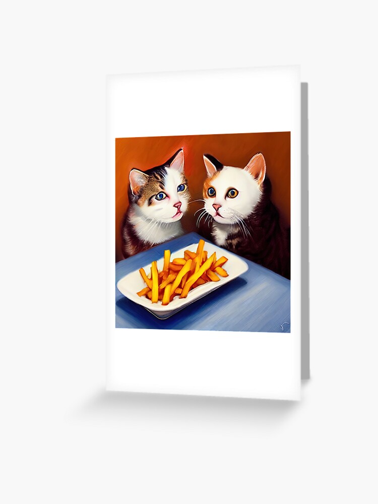 Cats Eating Fries, Chips
