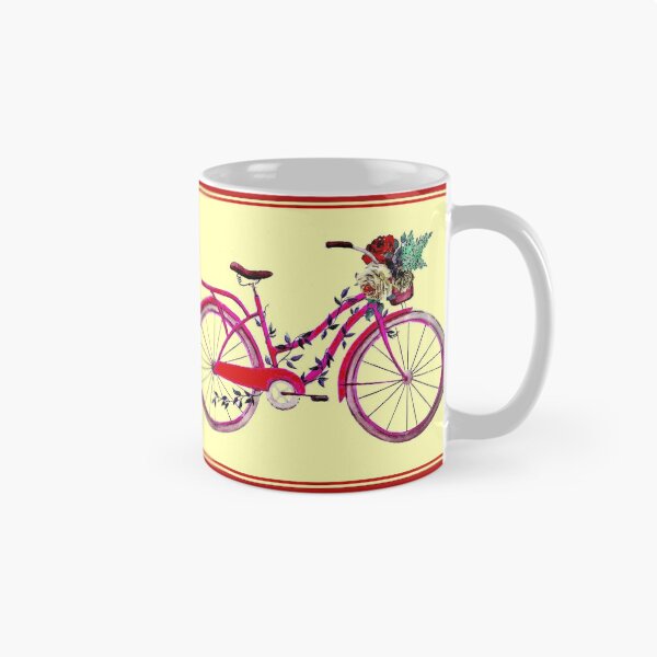 Item preview, BICYCLE ; Vintage Flower and Ivy Basket Print designed and sold by posterbobs.