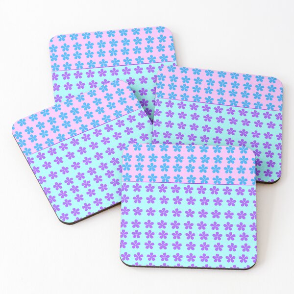 Item preview, Beautiful purple and blue flower pattern  designed and sold by Darkies-store.