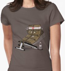 CHOCO ABDOMINAL Women's Fitted T-Shirt