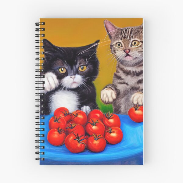 Item preview, Cats eating tomatoes designed and sold by Cats Doing Human Things.