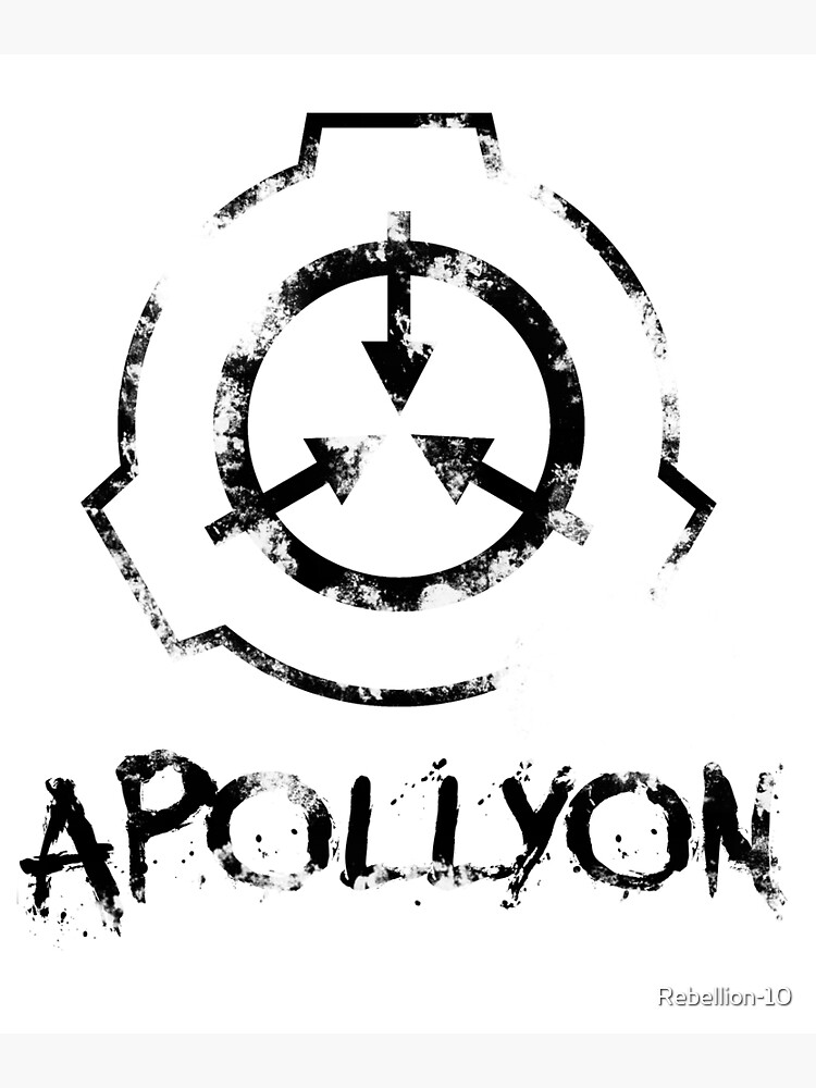 SCP Foundation Symbol- cracked Poster for Sale by Rebellion-10