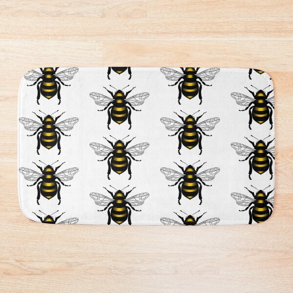 Item preview, Yellow Bee Tattoo Art Drawing on White designed and sold by Shayla-Michelle.