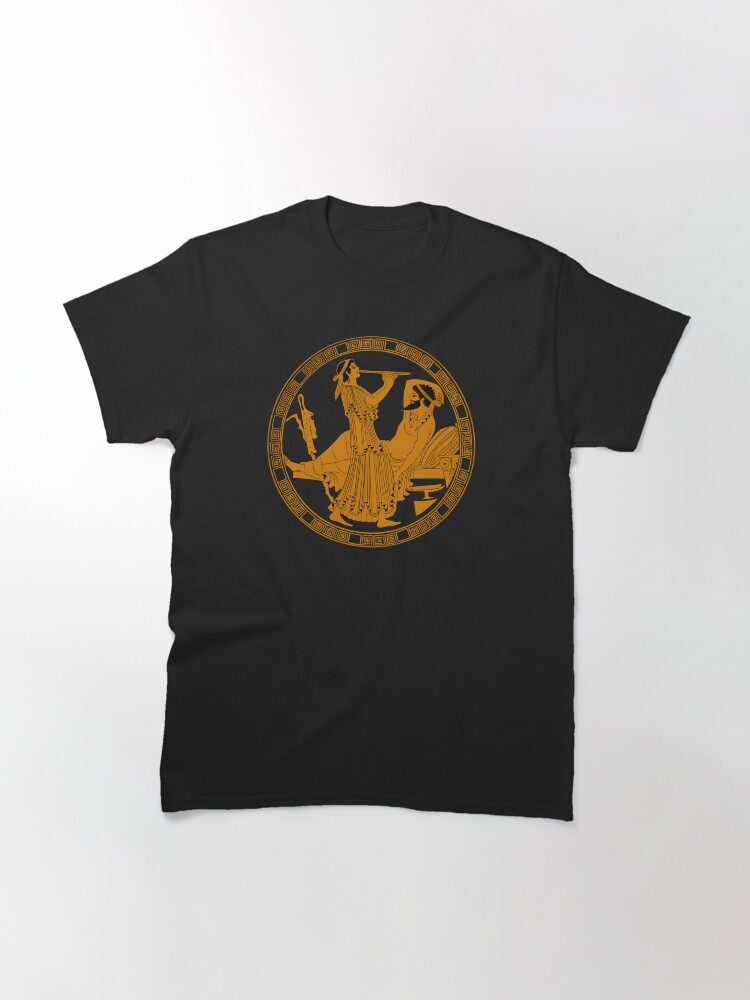 Alternate view of Ancient Greek Aulos Player Classic T-Shirt