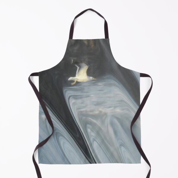 Item preview, Abstract Ocean Seagull Large Sea Rocks on Misty Day Coastal Art 1 of 4 designed and sold by Beachy.
