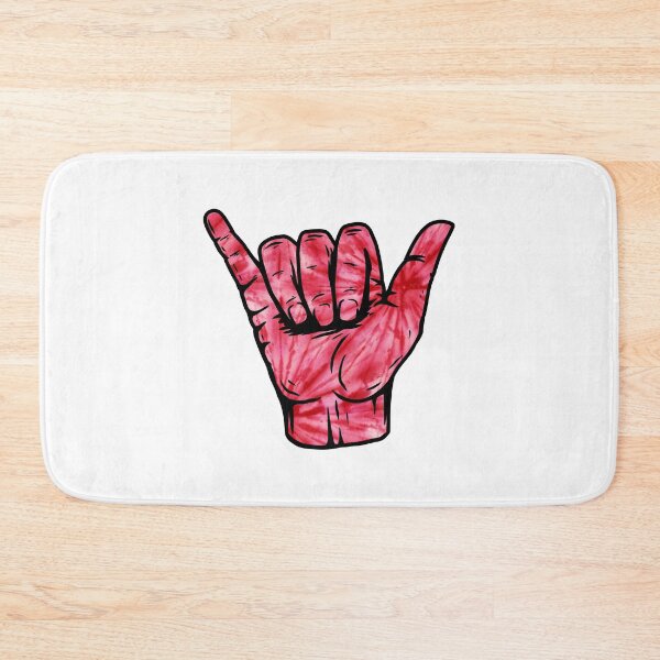 Item preview, Red Spiral Tie Dye Pattern Hang Loose Shaka designed and sold by EpicCreation.