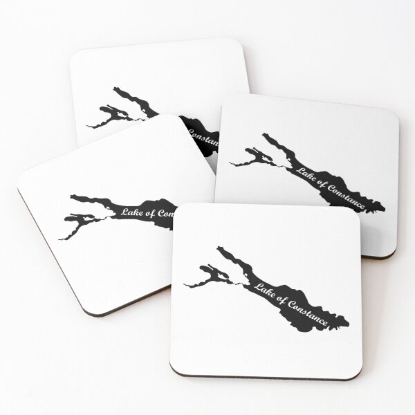 Item preview, Outline of Lake of Constance with Label designed and sold by game2genesis.