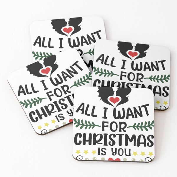 Item preview, All I want for Christmas is you designed and sold by Happy Heart Studio.