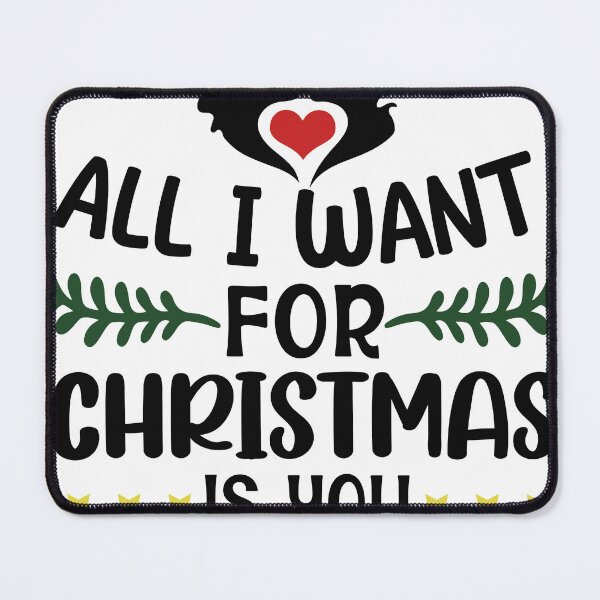 Item preview, All I want for Christmas is you designed and sold by Happy Heart Studio.