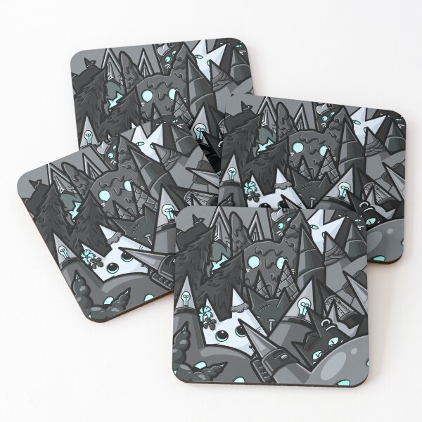 Item preview, Monochrome Cats Doodle - Cat Ears; Cat Eyes; Spikes and Whiskers designed and sold by ooorwaaa.