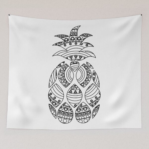 Item preview, Ornate pineapple designed and sold by adiosmillet.
