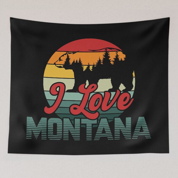 Item preview, I Love Montana designed and sold by RetroCentre.