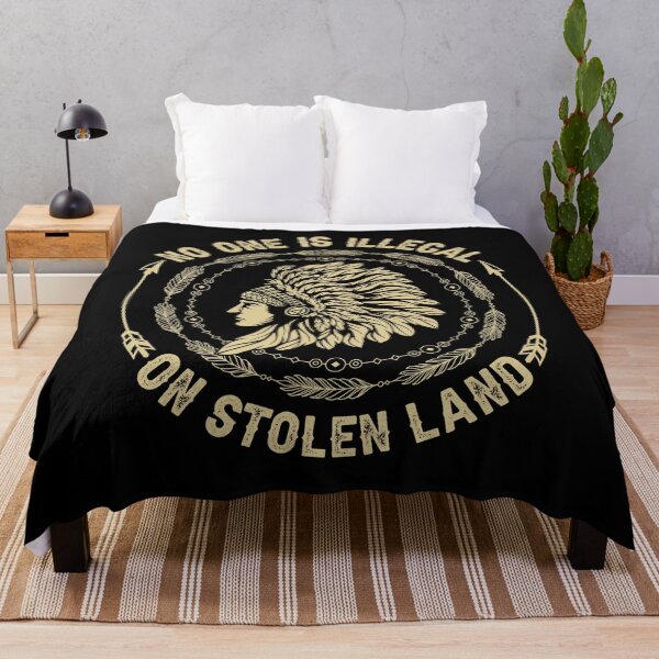 Item preview, Native American No One Illegal Stolen Land Indigenous People's Day designed and sold by TrenddyArts.