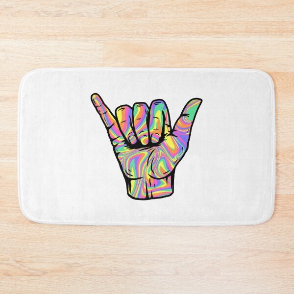 Item preview, Hippie Swirly Liquify Marble Pattern Hang Loose Shaka designed and sold by EpicCreation.