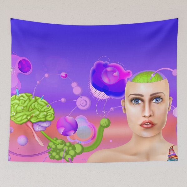Item preview, Mind Fusion 1 designed and sold by GeraldNewtonArt.