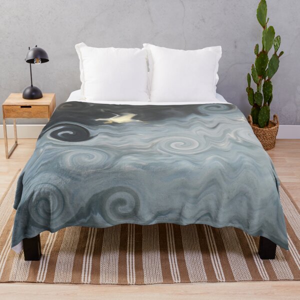 Item preview, Abstract Ocean Seagull Large Sea Rocks on Misty Day Coastal Art 2 of 4 designed and sold by Beachy.
