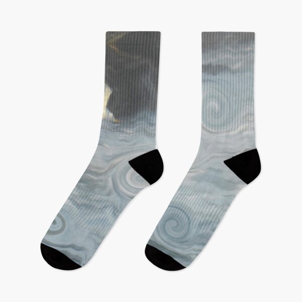 Item preview, Abstract Ocean Seagull Large Sea Rocks on Misty Day Coastal Art 2 of 4 designed and sold by Beachy.