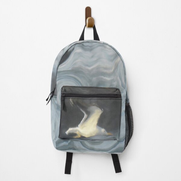 Item preview, Abstract Ocean Seagull Large Sea Rocks on Misty Day Coastal Art 2 of 4 designed and sold by Beachy.