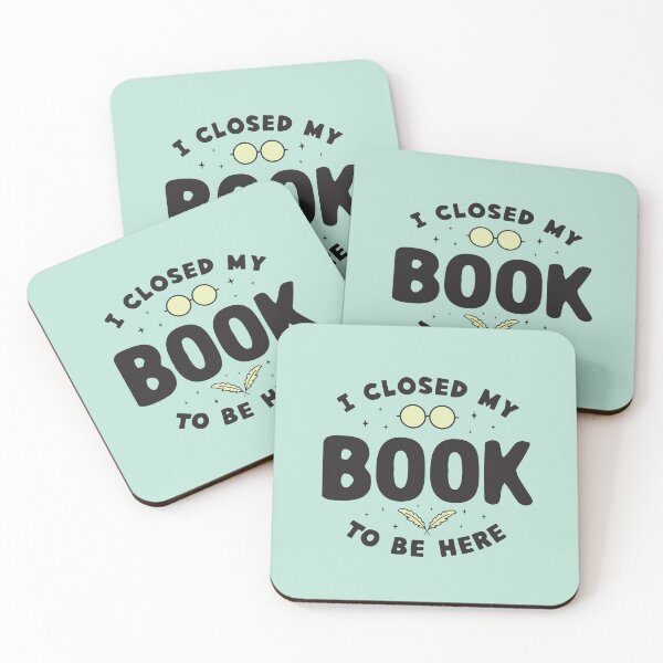 Item preview, I Closed My Book To Be Here designed and sold by Abhishek Goldar.