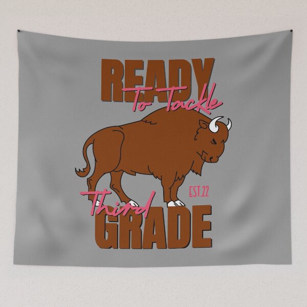 Item preview, READY TO TACKLE THIRD GRADE designed and sold by GAADesignz.