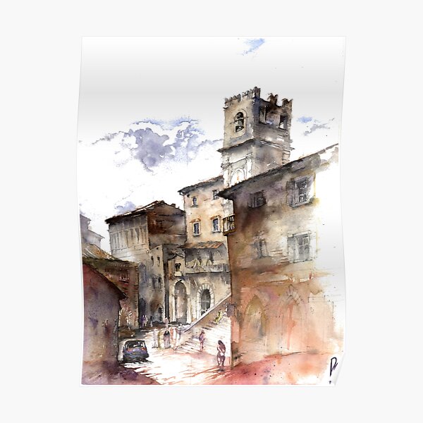Cortona, Italy Poster