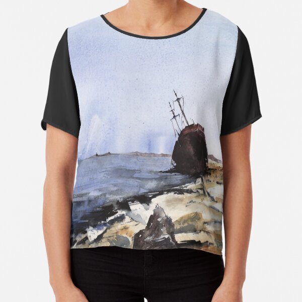 shipwreck Chiffon Top