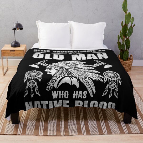 Item preview, Native American Never Underestimate An Old Man Who Has Native Blood Indigenous designed and sold by TrenddyArts.