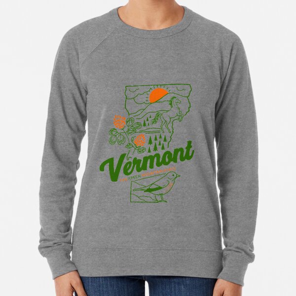 Vintage Vermont Shirt Lightweight Sweatshirt