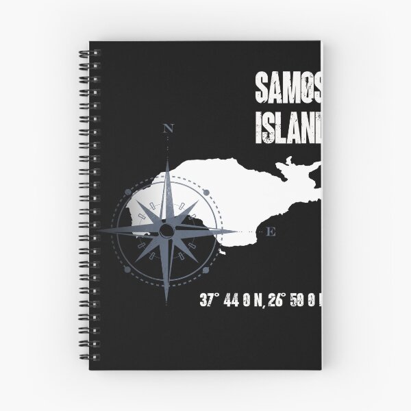 Item preview, Samos Island Mediterranean Sea Coordinates Map designed and sold by sbachstroem.