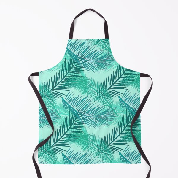 Item preview, Palm Leaf Print, Turquoise, Teal and Aqua designed and sold by Marymarice.