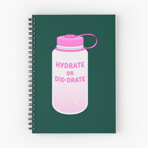 Item preview, pink hydrate or diedrate fun sparkly water bottle   designed and sold by MichaelRor.