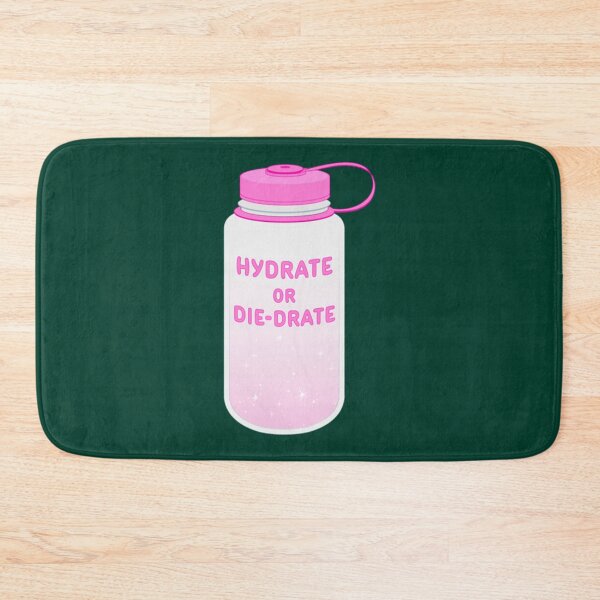 Item preview, pink hydrate or diedrate fun sparkly water bottle   designed and sold by MichaelRor.