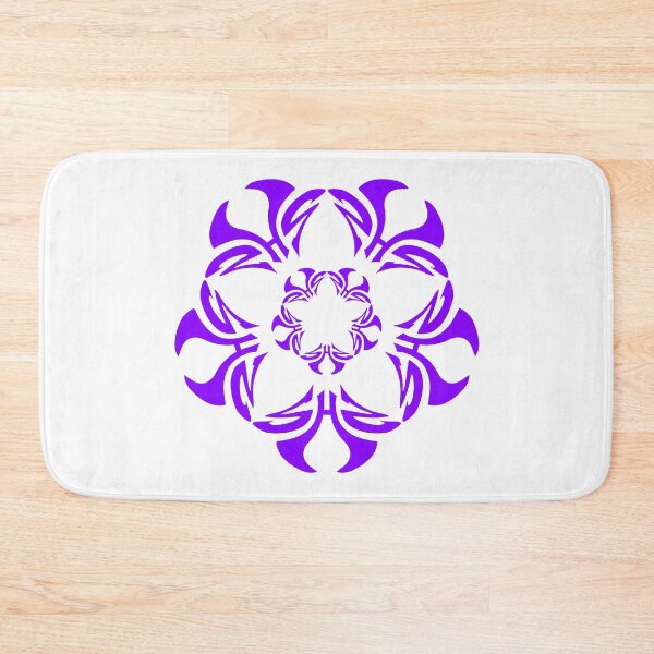 Item preview, 5HZ SURF. HAWAIIAN 5 PETAL FLOWER PATTERN. PURPLE. designed and sold by 5hertz.